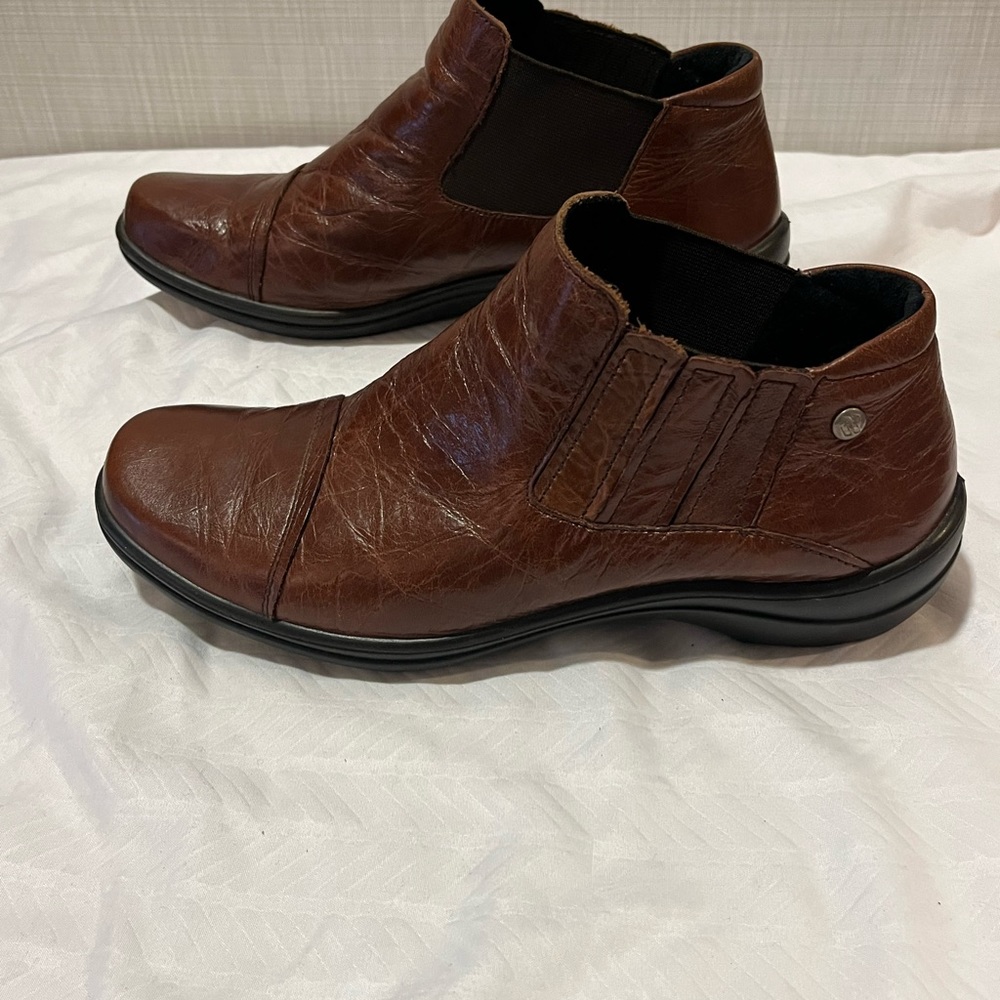 Romika Brown Leather Booties - Picture 4 of 10
